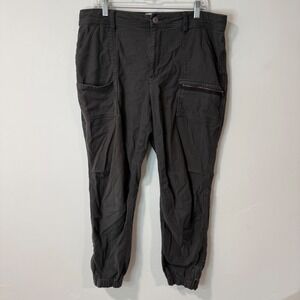 REI Co-op Womens Trailsmith Jogger Pants 16 Utility Zips Ankle Cargo